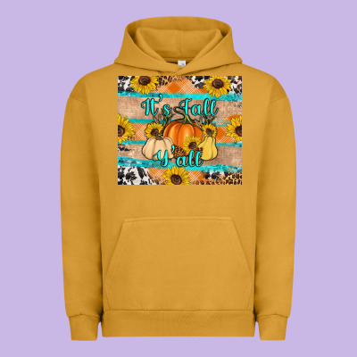 It's Fall Y'all Urban Hoodie Designed By Artiststas