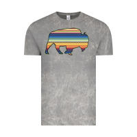 Cloud Rock Aztec Bison Silhouette Vintage Tee - Bettercallsaul