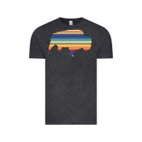 Vintage Black Aztec Bison Silhouette Vintage Tee - Bettercallsaul