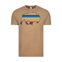 Vintage Coffee Aztec Bison Silhouette Vintage Tee - Bettercallsaul