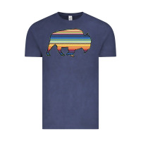 Vintage Denim Aztec Bison Silhouette Vintage Tee - Bettercallsaul
