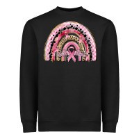 Black cancer rainbow Heavyweight Sweatshirt - CowGirlArtShop