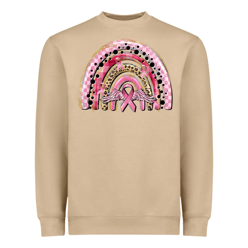Cancer Rainbow Heavyweight Sweatshirt by CowGirlArtShop | Teevron