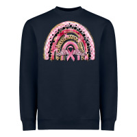 Navy cancer rainbow Heavyweight Sweatshirt - CowGirlArtShop