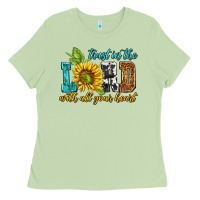 Matcha trust in the lord with all your heart Ladies Tee - NancyCooperArtShop
