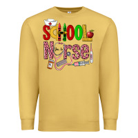 Antique Gold School Nurse Premium Sweatshirt - LillyAllenDesigns