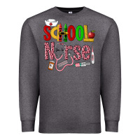 Charcoal Heather School Nurse Premium Sweatshirt - LillyAllenDesigns