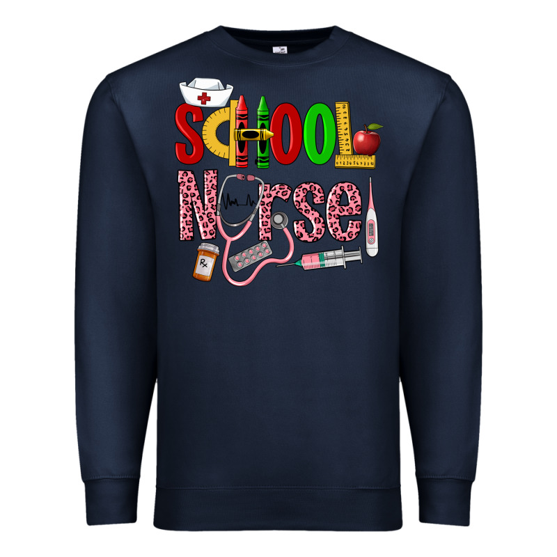 School Nurse Premium Sweatshirt by LillyAllenDesigns | Teevron
