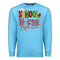 Ocean Blue School Nurse Premium Sweatshirt - LillyAllenDesigns