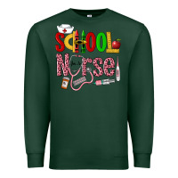Sports Green School Nurse Premium Sweatshirt - LillyAllenDesigns