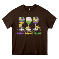 Chocolate Brown drink drank drunk Heavy Core Tee - MaliasSmallBusiness