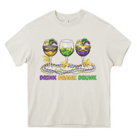 Cream drink drank drunk Heavy Core Tee - MaliasSmallBusiness