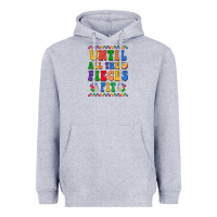Heather Grey Until all the pieces fit Heavyweight Hoodie - CowhideDigitalArt