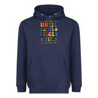 Navy Until all the pieces fit Heavyweight Hoodie - CowhideDigitalArt