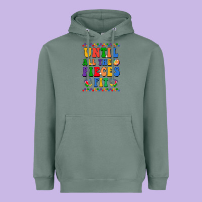Until All The Pieces Fit Heavyweight Hoodie Designed By Cowhidedigitalart