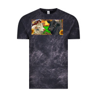 Cloud Black Charolais Bull And Black Angus Bull With Farm Vintage Tee - RanaPortraitStore