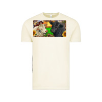 Vintage Arctic Charolais Bull And Black Angus Bull With Farm Vintage Tee - RanaPortraitStore
