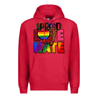 Cardinal spread love not hate Premium Hoodie - FaDigitalArtStudio