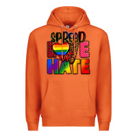 Carrot spread love not hate Premium Hoodie - FaDigitalArtStudio