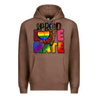 Chestnut spread love not hate Premium Hoodie - FaDigitalArtStudio
