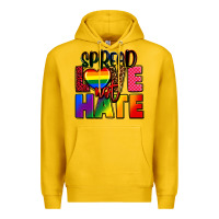 Lemon spread love not hate Premium Hoodie - FaDigitalArtStudio