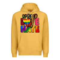 Mustard spread love not hate Premium Hoodie - FaDigitalArtStudio