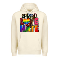 Sandshell spread love not hate Premium Hoodie - FaDigitalArtStudio