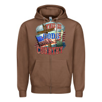 Chestnut This is gods country Zipper Hoodie - FaDigitalArtStudio