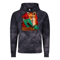Cloud Black Fox with Coffee Vintage Hoodie - Bettercallsaul