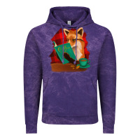 Cloud Purple Fox with Coffee Vintage Hoodie - Bettercallsaul