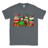 Charcoal Heather christmas sloth coffee cups Classic Tee - Jasminsmagicworld