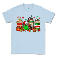 Dusty Blue christmas sloth coffee cups Classic Tee - Jasminsmagicworld