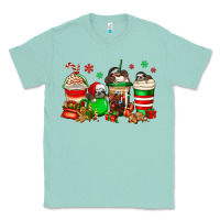 Seafoam christmas sloth coffee cups Classic Tee - Jasminsmagicworld