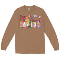 Toasted Coconut He is risen Long Sleeve Tee - NancyCooperArtShop