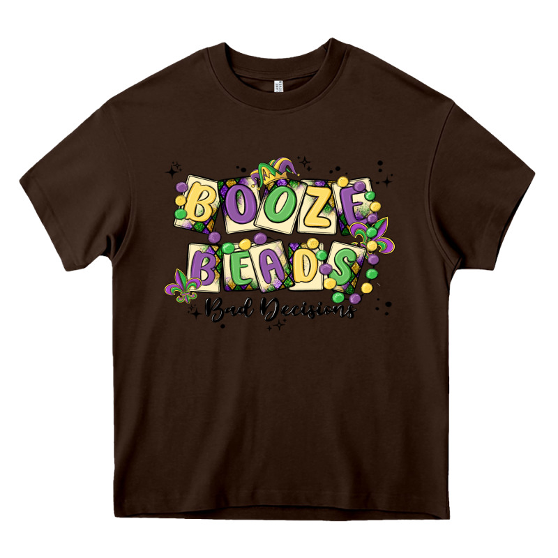 Booze Beads Heavy Core Tee by MaliasSmallBusiness | Teevron