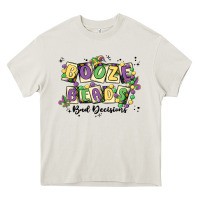 Cream booze beads Heavy Core Tee - MaliasSmallBusiness
