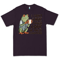 Plum i cant live laugh love in these conditions Premium Tee - MaliasSmallBusiness