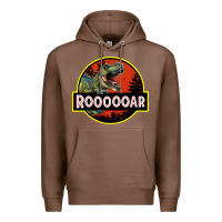 Chestnut t rex roaring Premium Hoodie - RanaPortraitStore