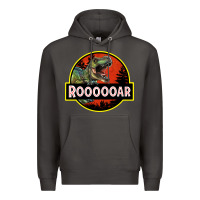Smoke t rex roaring Premium Hoodie - RanaPortraitStore