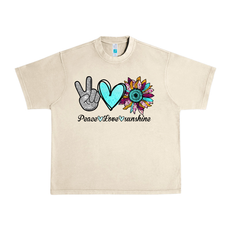 Peace Love Sunshine Urban Heavy Tee by Bettercallsaul | Teevron