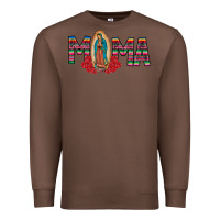 Chestnut Mama Our Lady Premium Sweatshirt - CowhideDigitalArt