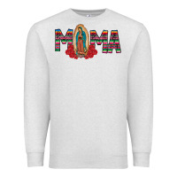 Oatmeal Heather Mama Our Lady Premium Sweatshirt - CowhideDigitalArt