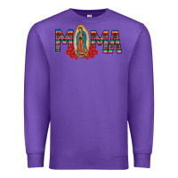 Purple Mama Our Lady Premium Sweatshirt - CowhideDigitalArt