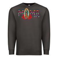 Smoke Mama Our Lady Premium Sweatshirt - CowhideDigitalArt