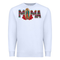 White Mama Our Lady Premium Sweatshirt - CowhideDigitalArt