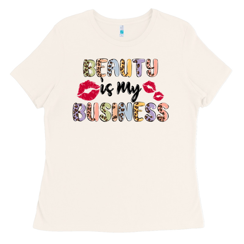 Beauty Is My Business Ladies Tee by MaliasSmallBusiness | Teevron