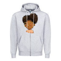 Black Girl Zipper Hoodie | Teevron