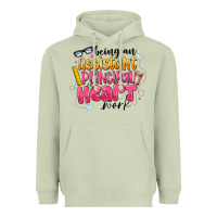 Matcha Being an Assistant Principal is Heart Work Heavyweight Hoodie - CowhideDigitalArt