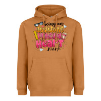 Meerkat Being an Assistant Principal is Heart Work Heavyweight Hoodie - CowhideDigitalArt