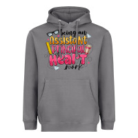 Storm Being an Assistant Principal is Heart Work Heavyweight Hoodie - CowhideDigitalArt